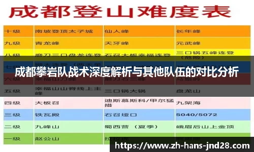 成都攀岩队战术深度解析与其他队伍的对比分析